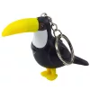 Toucan hátizsák kulcstartó LED zseblámpa hangokkal