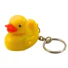 Hátizsák kulcstartó kacsa LED zseblámpa sárga hangokkal