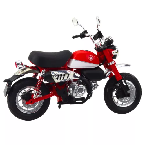 Motorkerékpár Retro Klasszikus Fém Lámpák Piros 1:12
