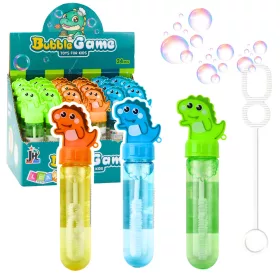 Dinoszaurusz szappanbuborékok 3 lyukú mix színek 30ml
