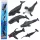 Mini Figura Készlet Tengeri Állatok Emlősök Kardszárnyú delfin Fotó Delfin 6-8cm 6db