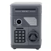 Elektronikus széf ATM malacpersely PIN-kóddal gyerekeknek, szürke