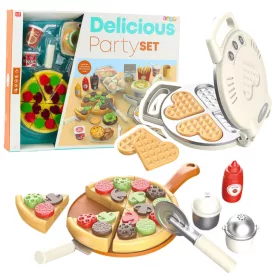   Pizza gofri készlet kiegészítőkkel Konyhai kiegészítők gyerekeknek