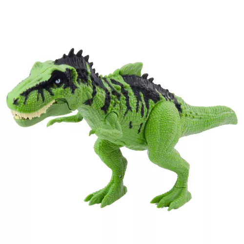 Dinoszaurusz szett kis figurákkal, mozgó hangokkal, zöld színben