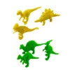 Dinoszaurusz szett kis figurákkal, mozgó hangokkal, zöld színben