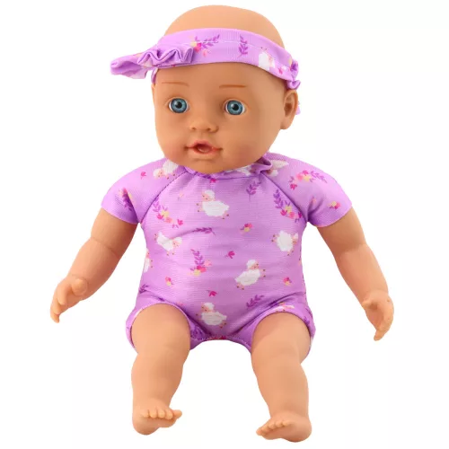 Baby Doll Lila Body Puha Haspánt Masnival 31 cm