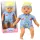 Baby Doll Kék Ruhák Mintás Kalap Fülekkel 31cm