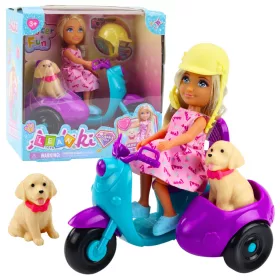 Ankiki Mini Baba Háromkerekű Rolleren Kutyajáték Szett