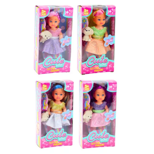 Mini Baba Ruhában Szett Diák Mix 12cm