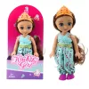 Mini Hercegnő Baba Koronával Díszített Ruha 17cm Mix