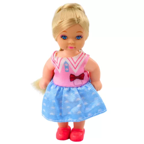 Mini baba szett két kutyával, ággyal, etetőtállal