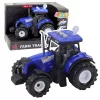 Mezőgazdasági traktor mezőgazdasági lámpák kéken szólnak 1:36