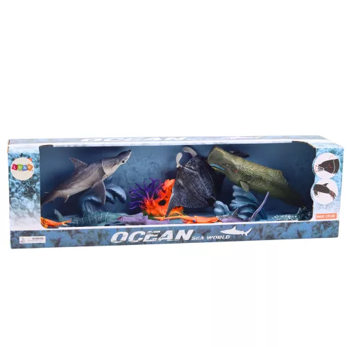 Figurák halmaza Tengeri állatok Mozgatható elemek Ray