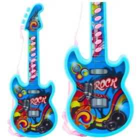   Elektromos gitár gyerekeknek Melodies Solmization Range kék 29cm