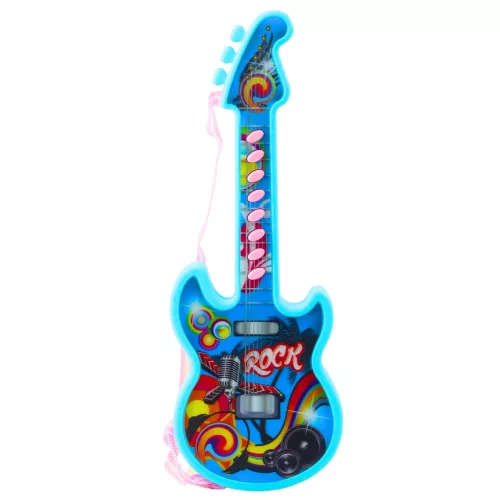 Elektromos gitár gyerekeknek Melodies Solmization Range kék 29cm
