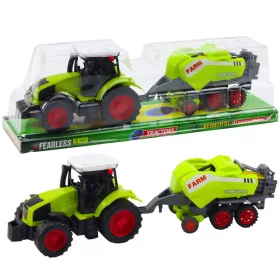   Traktor traktor mezőgazdasági bálázó szénabálázó zöld készlet
