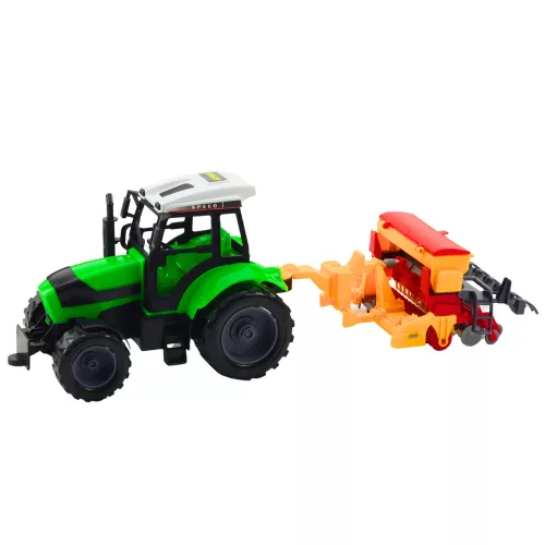 Traktoros mezőgazdasági traktor vetőgéppel