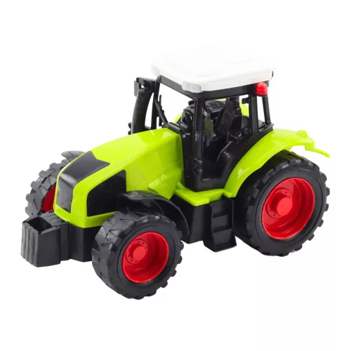 Mezőgazdasági traktor HDS pótkocsival rönkök szállításához