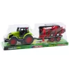 Mezőgazdasági traktor HDS pótkocsival rönkök szállításához