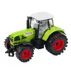 Traktor pótkocsival, dörzshajtás, nyitható motorháztető, ajtók, zöld
