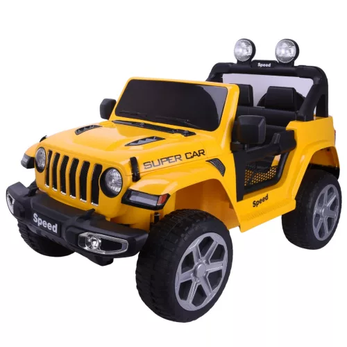 Akkumulátoros jármű FT-938 sárga fényezésű 4x4