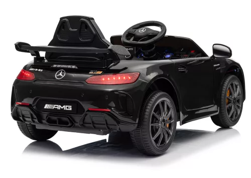 Mercedes GTR fekete akkumulátoros autó