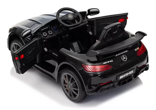 Mercedes GTR fekete akkumulátoros autó