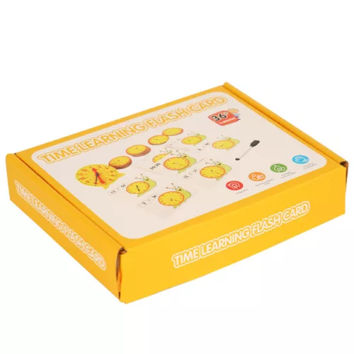 Teaching Aid Educational Learning Hours Clock Cards Dry Erase Marker