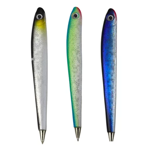 Halas Golyóstoll Csillámos Kék Színű Tinta 12,5 cm
