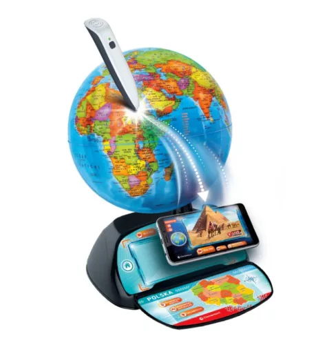 Interaktív Eduglobus Exploreglobe lengyel nyelvű Clementoni 50848