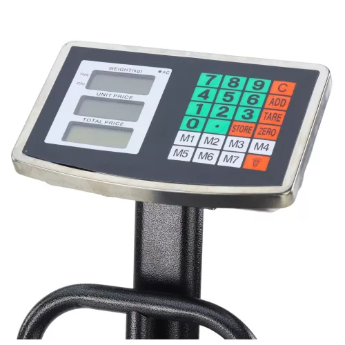 LCD elektronikus mérleg platform raktári pontosság 20 g-ig 200 kg-ig