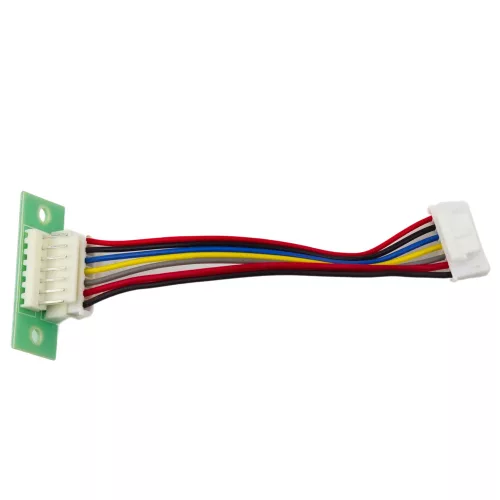Elektronikus panel csatlakozó adapter, apa-anya, járművön használható - 7 tűs