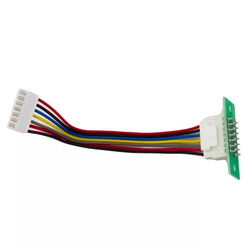 Elektronikus panel csatlakozó adapter, apa-anya, járművön használható - 7 tűs