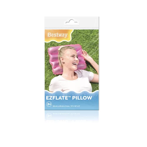 Felfújható párna 38 x 25 cm Rózsaszín Bestway 52127