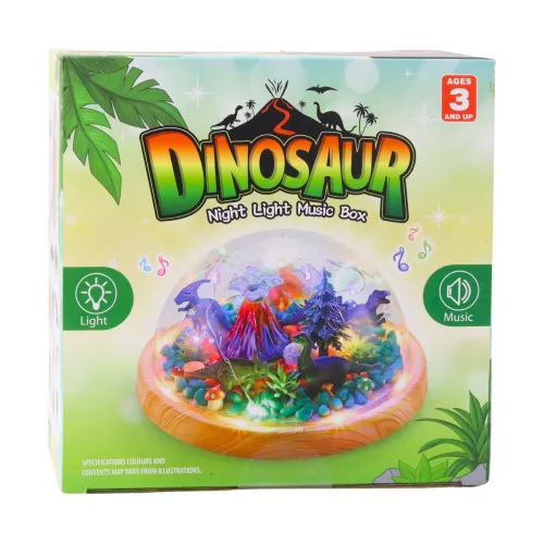 Dinoszaurusz terrárium kreatív készlet kupola alakú éjszakai fénnyel