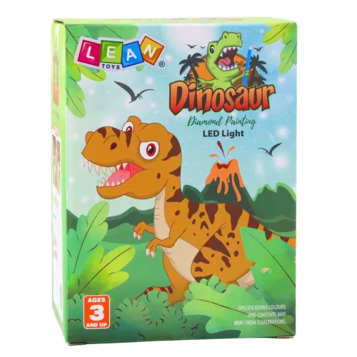 DIY dinoszauruszok üvegben kreatív készlet éjszakai fény távirányítóval