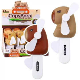 Capybara kézi legyező gyerekeknek 14,5 cm mix