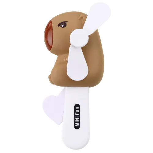Capybara kézi legyező gyerekeknek 14,5 cm mix