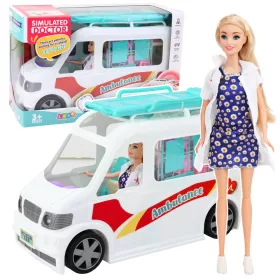   Mobil kórházi mentő hordágyon 2 az 1-ben babadoktor kiegészítőkkel