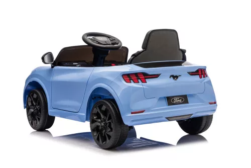 Ford Mustang Mach-E kék, 24 V-os akkumulátoros autó