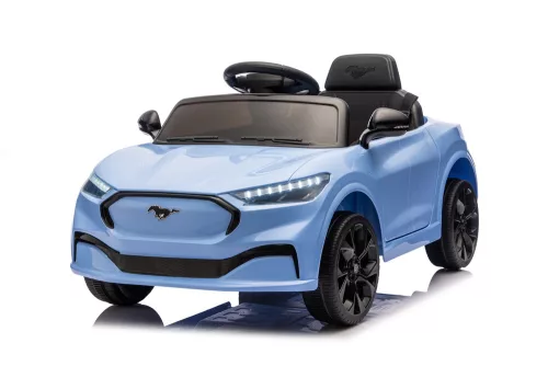 Ford Mustang Mach-E kék, 24 V-os akkumulátoros autó