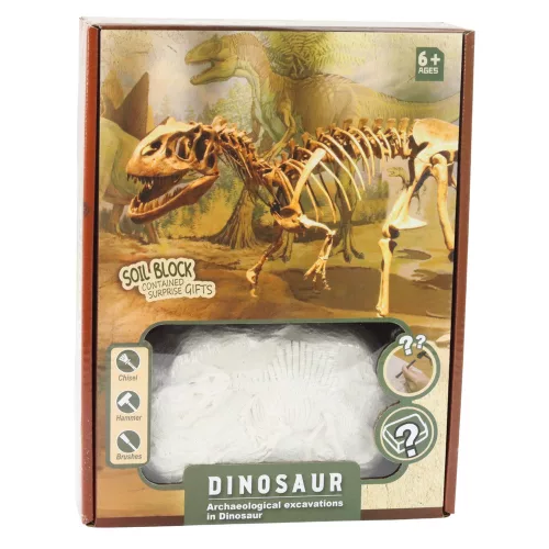 Paleontológus ásatási készlet dinoszaurusz csontváz eszközök