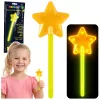 Sötétben világító fluoreszkáló csillag pálca neon 22 cm