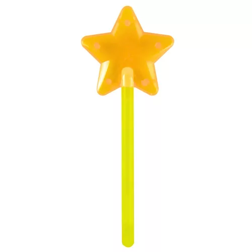 Sötétben világító fluoreszkáló csillag pálca neon 22 cm