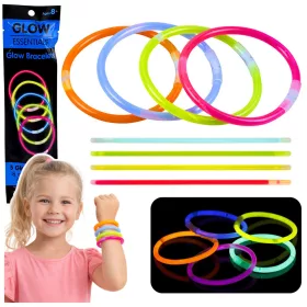   Sötétben világító neon stift fluoreszkáló karkötők csuklópántok 5 db.