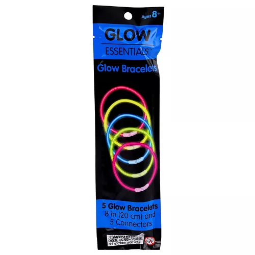 Sötétben világító neon stift fluoreszkáló karkötők csuklópántok 5 db.