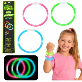   Sötétben világító neon stift fluoreszkáló karkötők csuklópántok 3 db.