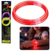 Tripla fluoreszkáló, sötétben világító neon pálcika karkötő