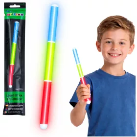   Háromszínű fluoreszkáló stift Sötétben világító neon stift 31,5 cm