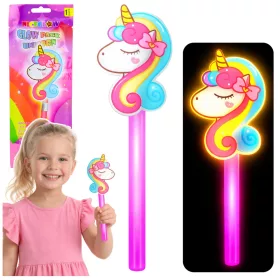   Unicorn Fluoreszkáló, Sötétben Világító Neon Pálca 25cm